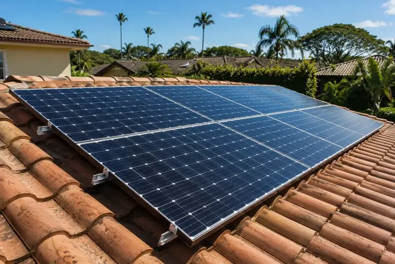 Installation de panneaux solaires à Bonnefamille